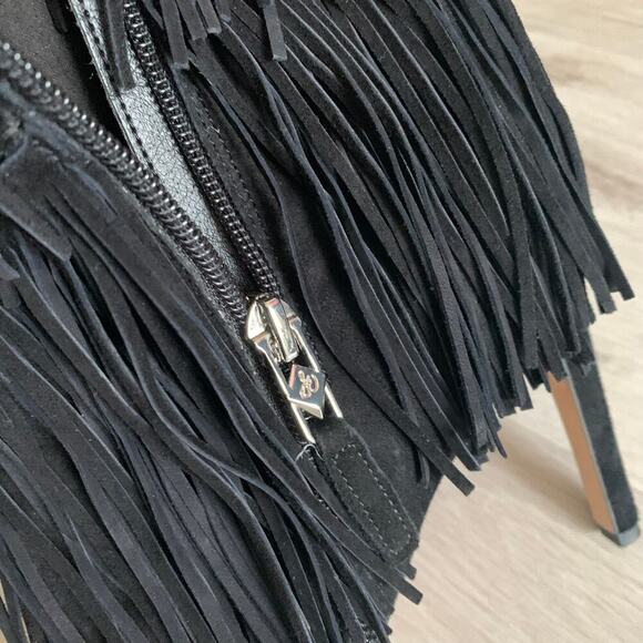 Sam Edelman Fringe Booties Size 8 - Picture 6 of 6